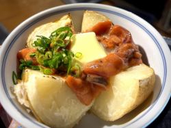 塩辛じゃがバター