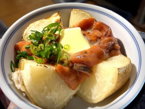 塩辛じゃがバター