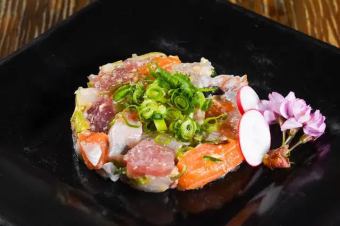 新鮮魚介のなめろう