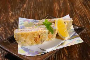 レンコンのはさみ揚げ