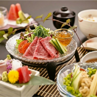 【人気No.1太一の王道コース/2H飲み放題付】信州牛冷しゃぶ×旬魚お造り三種など【全8品】