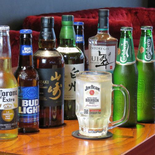 【お酒メインで楽しめる♪】単品飲み放題は１時間1650円！2時間だとお得に2200円(税込)