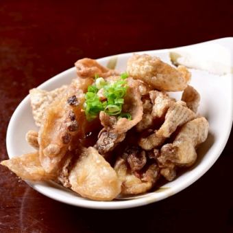 パリパリ鶏皮ポン酢