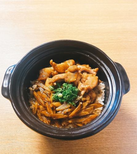 鶏ごぼう釜飯