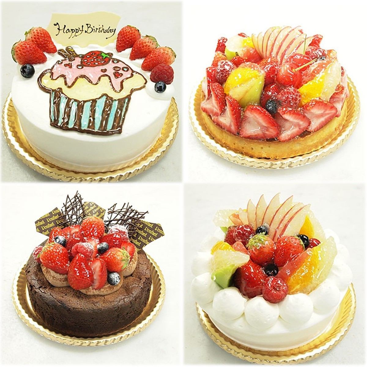 Cakes made by authentic pastry chefs from famous hotels are popular ◎