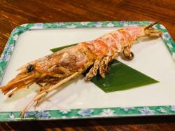 Grilled red shrimp (1 piece)