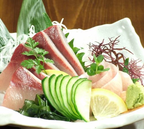 Yellowtail sashimi