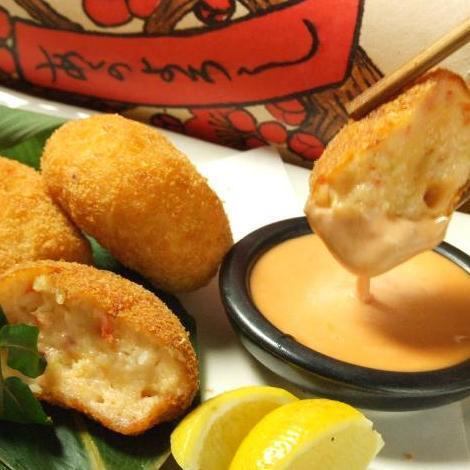 Deep-fried shrimp paste