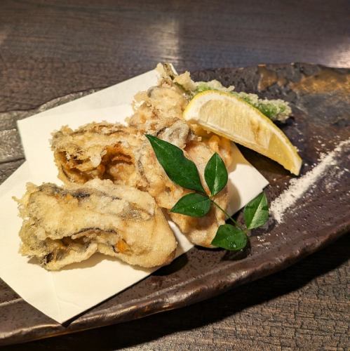 Tempura oysters