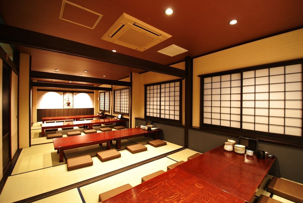 [Sugu Gion Station]榻榻米房間最多可舉辦40人的宴會◎適合各種宴會！