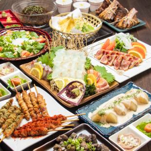 ≪鍋なし≫竹乃屋おススメ宴会コース6050円【2H飲み放題付】