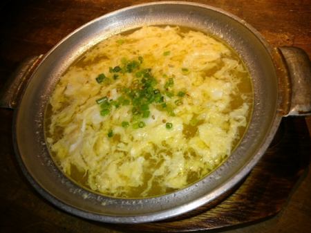 宮崎地鶏スープ卵入り