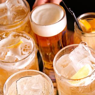 【金~日・祝日・祝前日の21時以降】単品飲放120分男女とも1800円(税込)+300円(込)で生OK