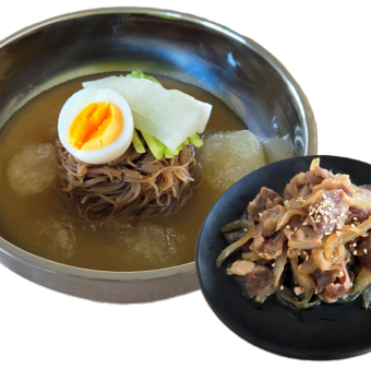 冷麺+肉