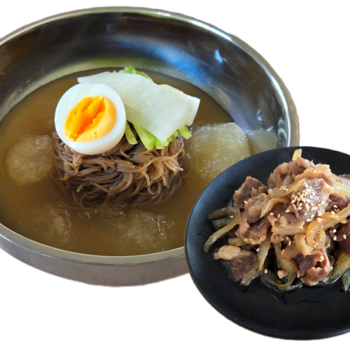 冷麺+肉