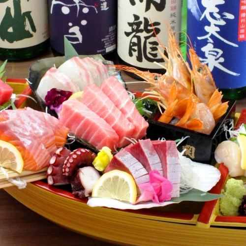 Funamori of fresh seafood is popular