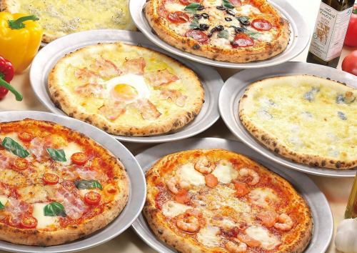 Dinnertime only: Neapolitan pizza buffet!!