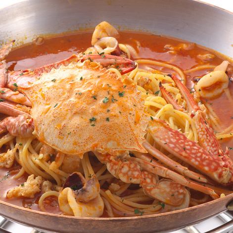 Migratory crab sea soup pasta is a blissful gem