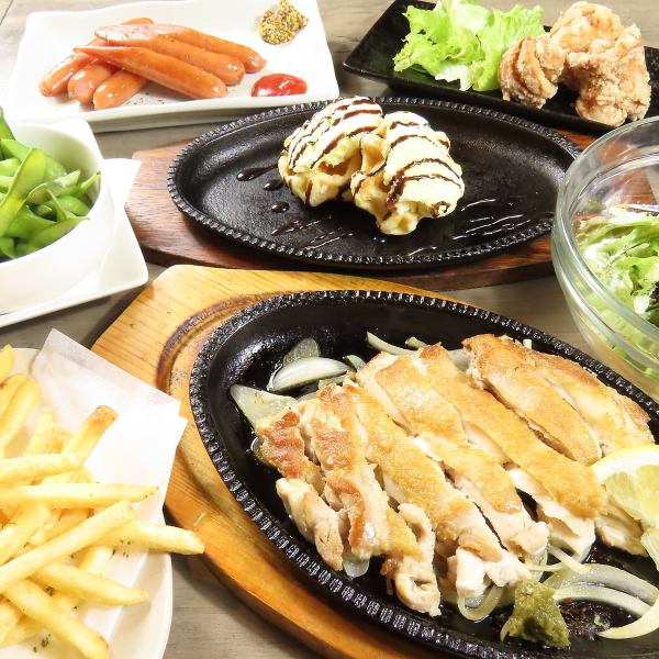 二次会にもご利用いただける飲み放題付きコースは4000円から！