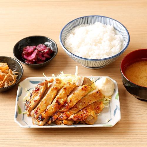 Saikyo miso grilled chicken set meal