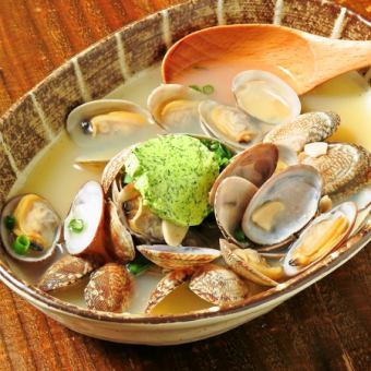 〈にんにくバターのっけ〉にんにくアサリバター