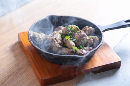 地鶏の炭火焼