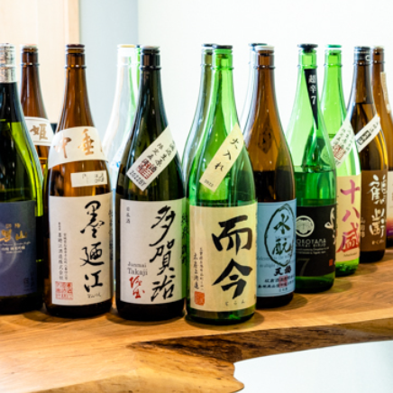 [Fish as a side dish! Extensive lineup] Various types of sake