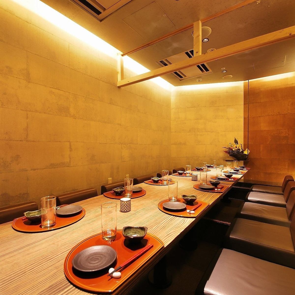 Courses start from 3,000 yen! Have a banquet in a spacious and spacious private room◎