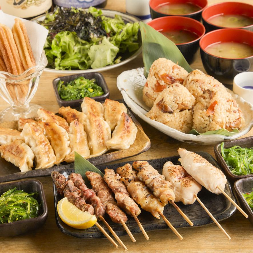 ■Many private rooms available■Recommended charcoal grilled dishes such as "Gari Pork" and juicy dumplings!