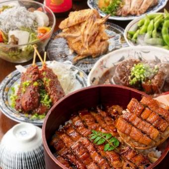 うざく・鰻飯・味噌串カツ・手羽先・どて煮ほか！名古屋コース・3時間飲み放題 6500円⇒6000円