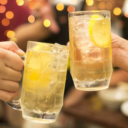 【飲み放題 生ビールあり】日本酒やサワーなどのドリンクを楽しめるプラン!