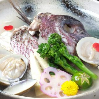 蒸蛤蜊和海鯛