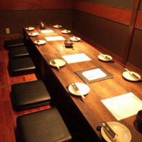 Banquets can be held in private rooms with sunken kotatsu seats for up to 50 people on the 2nd floor.You can also use Jigorojian [Feast Room]! Enjoy a special space♪