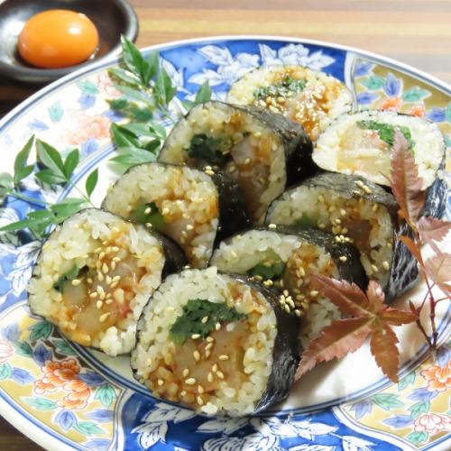 <治五郎风格>甜辣海鲜鱼油紫菜包饭