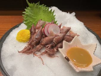 Firefly squid with vinegared miso