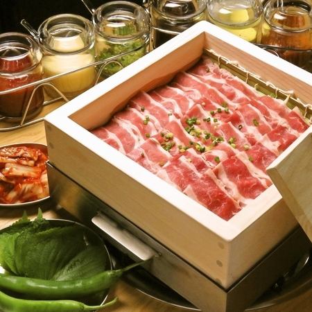 [Reservation only] [9'36] Special beef samgyeopsal All-you-can-eat dinner + one dish of your choice