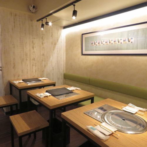 Since the seats are well separated, you can enjoy your meal slowly without worrying about the surroundings.For various banquets such as dates and girls-only gatherings ♪