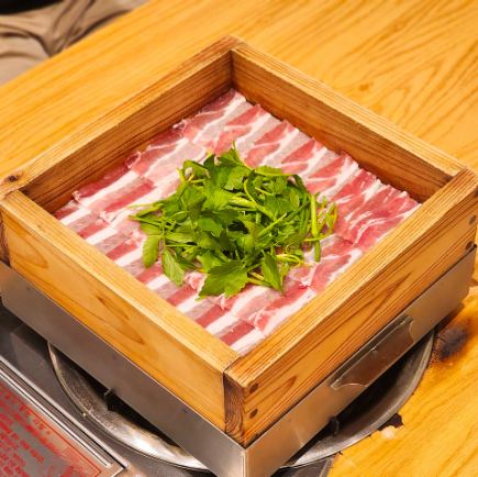 [Online reservation only Minari Lunch] Enjoy the popular Minari Samgyeopsal and your favorite meal at this lunch!
