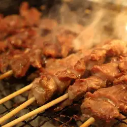 Chicken gizzards (salt and black pepper)
