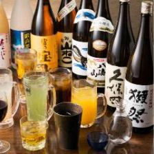 2H単品《プレミアム飲み放題》生ビール付、獺祭も飲み放題★2860円