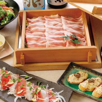 [Casual party♪] Steamed Sangen pork banquet course 3,990 yen