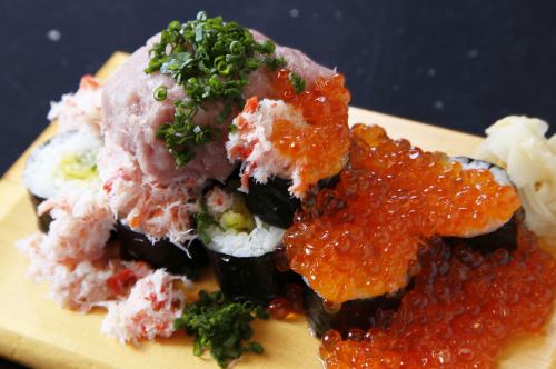 【圧倒的コスパ】えん屋自慢のこぼれ巻き寿司!!