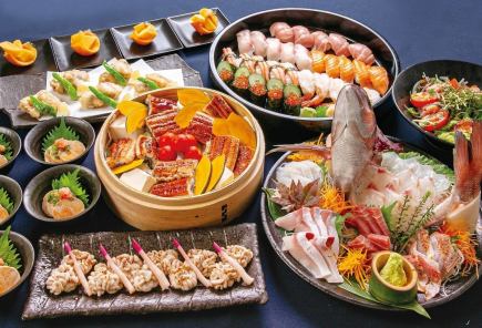 【プレミアム飲み放題】付!!贅の限りを尽くしたえん屋極みのプレミアム宴会!!