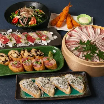 【お気軽に宴会♪】宴コース 3,990円(２H飲み放題付き)