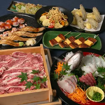 ◇えん屋絢爛　国産牛蒸篭蒸しコース◇5990円＜飲放題付＞