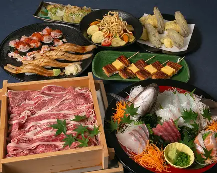 えん屋の絢爛コース◇4990円<飲み放題別>