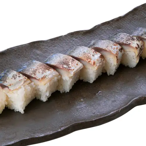 炙り〆鯖の棒寿司