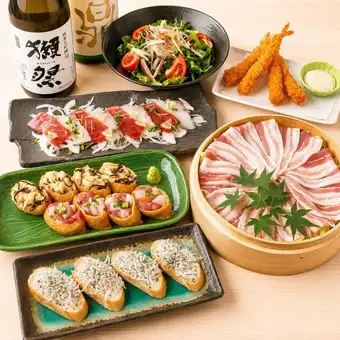 【お気軽に宴会♪】宴コース 3,990円(２H飲み放題付き)