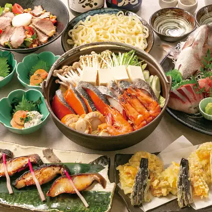 11/16～スタート　豪華海鮮鍋！！海鮮ちゃんこ鍋コース！！（5,990円(２H飲み放題付き)