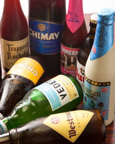 We also have a wide range of bottled beers ★ Find your favorite ♪